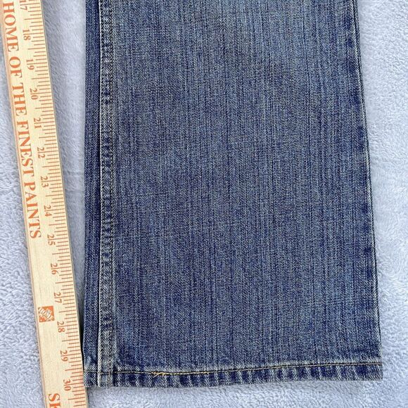VTG Levi's 527 Jeans Men 36x30 Low Rise Boot Fit Blue Denim 100% Cotton Bootcut - Picture 6 of 10